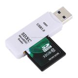  Đầu đọc thẻ 2 trong 1 USB 3.0, Tốc độ siêu nhanh 5Gbps, Hỗ trợ thẻ SD / Thẻ TF (Đen) 