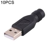  10 PCS 4.0 x 1.7mm Đầu nối phích cắm nguồn DC Nam USB 2.0 Nam 