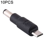  10 PCS 5.5 x 2.1mm đến Đầu nối cắm nguồn DC Micro USB 