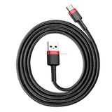  Baseus 1m 3A Cáp sạc đồng bộ dữ liệu USB-C / Type-C tối đa 1m 3A, Cáp sạc đồng bộ hóa dữ liệu Baseus 1m 3A Max USB sang USB-C / Type-C (Màu xám) 