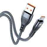  ADC-005 6A USB sang cáp dữ liệu sạc nhanh USB-C / C / loại C, Độ dài: 3M (Đen) 