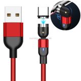  2m 2A Đầu ra USB sang USB-C / Type-C Cáp sạc từ tính bện bằng nylon (Đen) 