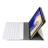  A510 Bluetooth 3.0 Bao da bàn phím Bluetooth siêu mỏng có thể tháo rời cho Samsung Galaxy Tab A 10.1 (2019) T510 / T515, với Khe cắm bút & Giá đỡ (Đen) 