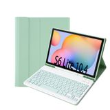  A610B Candy Color Bàn phím Bàn phím Bàn phím Bàn phím Bút có khe cắm cho Samsung Galaxy Tab S6 Lite 10,4 inch SM-P610 / SM-P615 (Băng trắng) 