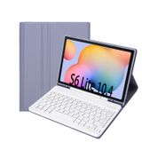  A610B Candy Color Bàn phím Bàn phím Bàn phím Bàn phím Bút có khe cắm cho Samsung Galaxy Tab S6 Lite 10,4 inch SM-P610 / SM-P615 (Băng trắng) 