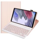  A220 Candy Color TPU Bàn phím Bluetooth có thể tháo rời Bao da có giá đỡ cho Samsung Galaxy Tab A7 Lite 8,7 T220 / T225 (Tím) 