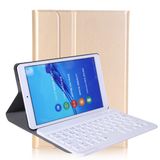  A0T8 cho HUAWEI MATEPAD T8 8 inch ABS Bàn phím Bluetooth có thể tháo rời siêu mỏng Vỏ điện áp PU Leather Vỏ bảo vệ có giá đỡ (Đen) 