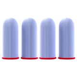  4 PCS Ice Silk Glass Fiber Slear Sure-Social Mobile Game Sheeve (Blue) 