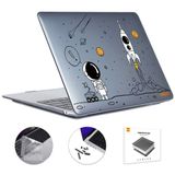  Dành cho MacBook Pro 16.2 A2485/A2880 2023 ENKAY Hat-Prince 3 trong 1 Vỏ pha lê bảo vệ Laotop với màng bàn phím TPU / phích cắm chống bụi, Phiên bản: EU (Spaceman No.3) 