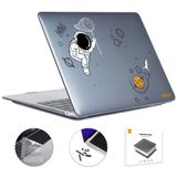  Dành cho MacBook Pro 16.2 A2485/A2880 2023 ENKAY Hat-Prince 3 trong 1 Vỏ pha lê bảo vệ Laotop với màng bàn phím TPU / phích cắm chống bụi, Phiên bản: EU (Spaceman No.3) 