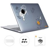  Đối với MacBook Air 13.3 2018 A1932 ENKAY Hat-Prince 3 trong 1 Mẫu Spaceman Vỏ pha lê bảo vệ máy tính xách tay với TPU Bàn phím Film / Phích cắm chống bụi, Phiên bản: EU (Spaceman No.1) 