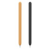  2 chiếc / bộ Vỏ bọc bảo vệ silicon Stoyobe cho Apple Pencil 2 (Trắng + Đen) 