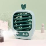  1315 Spray Humidification Hydrating Cartoon Fan Quạt sạc USB Quạt máy tính để bàn (Bunny Yellow) 