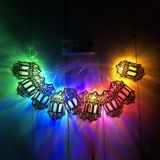  1,65m 10 đèn LED Lễ hội Eid Al-Fitr Đèn dây nghệ thuật Ramadan Mặt dây trang trí LED (Ánh sáng đầy màu sắc) 