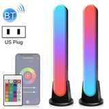  24 phím RGB Âm nhạc Bluetooth Máy tính để bàn Ánh sáng không khí (US Plug) 