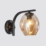  5W Ánh sáng ấm áp Phòng ngủ đơn giản Nghiên cứu đèn đầu giường Đèn tường LED Đèn tường hành lang sáng tạo (2035 Vàng hổ phách) 