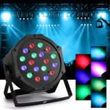  LED-B11 Nhựa PAR Light DMX512 10W 18 LED RGB Ánh sáng sân khấu, Điều khiển chủ / nô lệ / Chế độ chạy tự động 