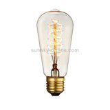  E27 40W Retro Edison Light Bulb Filament Cổ điển Bóng đèn sợi đốt Ampoule, AC 220V (T45 Filament) 