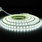  Dải ánh sáng LED vỏ bọc, 72 LED / m, 144 LED SMD 5730 IP65 Chống thấm nước với phích cắm điện, AC 220V (Trắng ấm) 