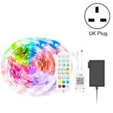  15M 270 LEDs Bluetooth Suit Smart Music Sound Control Light Strip Waterproof 5050 RGB Colorful Atmosphere LED Light Strip With 24-Keys Remote Control(US Plug) 