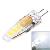  Bóng đèn ngô G4 2W 100LM, 6 LED SMD 5730 Silicone, DC 12V (Ánh sáng trắng) 