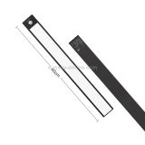  40cm Chính hãng Xiaomi Youpin YEELIGHT LED Smart Human Motion Sensor Light Bar Có thể sạc lại Tủ quần áo Đèn tường hành lang (Đen) 