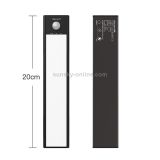  20cm Chính hãng Xiaomi Youpin YEELIGHT LED Smart Human Motion Sensor Light Bar Có thể sạc lại Tủ quần áo Đèn tường hành lang (Đen) 