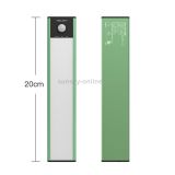  20cm Chính hãng Xiaomi Youpin YEELIGHT LED Smart Human Motion Sensor Light Bar Có thể sạc lại Tủ quần áo Đèn tường hành lang (Đen) 