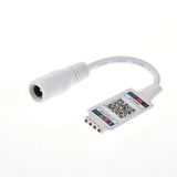  Bộ điều khiển Bluetooth Mini RGB Bộ điều khiển dải sáng cho dải LED RGB DC5V 12V 24V (Đen) 