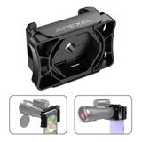  APEXEL APL-F002 Camera quan sát chim một mắt kép Đầu nối thị kính đa năng Phụ kiện điện thoại (Màu đen) 