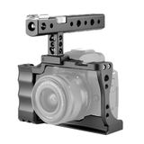  Bộ ổn định lồng máy ảnh video YELANGU C14 YLG0714A có tay cầm cho Canon EOS M50 (Đen) 