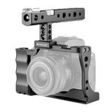  Bộ ổn định lồng máy quay video PULUZ có tay cầm cho Canon EOS M50 (Đen) 