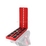  125A Red Vertical Shoot Quick Release L Giá đỡ bệ đỡ tấm 