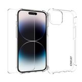  Dành Cho iPhone 15 Plus ENKAY Ốp Điện Thoại Chống Sốc TPU Trong Suốt Có Kính Phim 