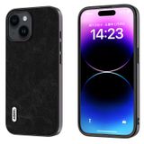  Dành cho iPhone 15 Plus ABEEL Dream Litchi Texture PU Phone Case (Màu tím) 