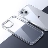  Dành cho iPhone 15 Plus Ice Crystal PC trong suốt + Ốp điện thoại TPU (Màu đen) 