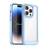  Dành cho iPhone 15 Pro Dòng điện thoại Acrylic + TPU đầy màu sắc (Đỏ) 