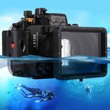  PULUZ 40m Trường hợp lặn sâu dưới nước Vỏ máy ảnh chống thấm nước cho Panasonic LUMIX DMC-LX100 