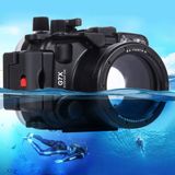  PULUZ 40m Trường hợp lặn sâu dưới nước Vỏ máy ảnh chống thấm nước cho Canon G7 X (Đen) 