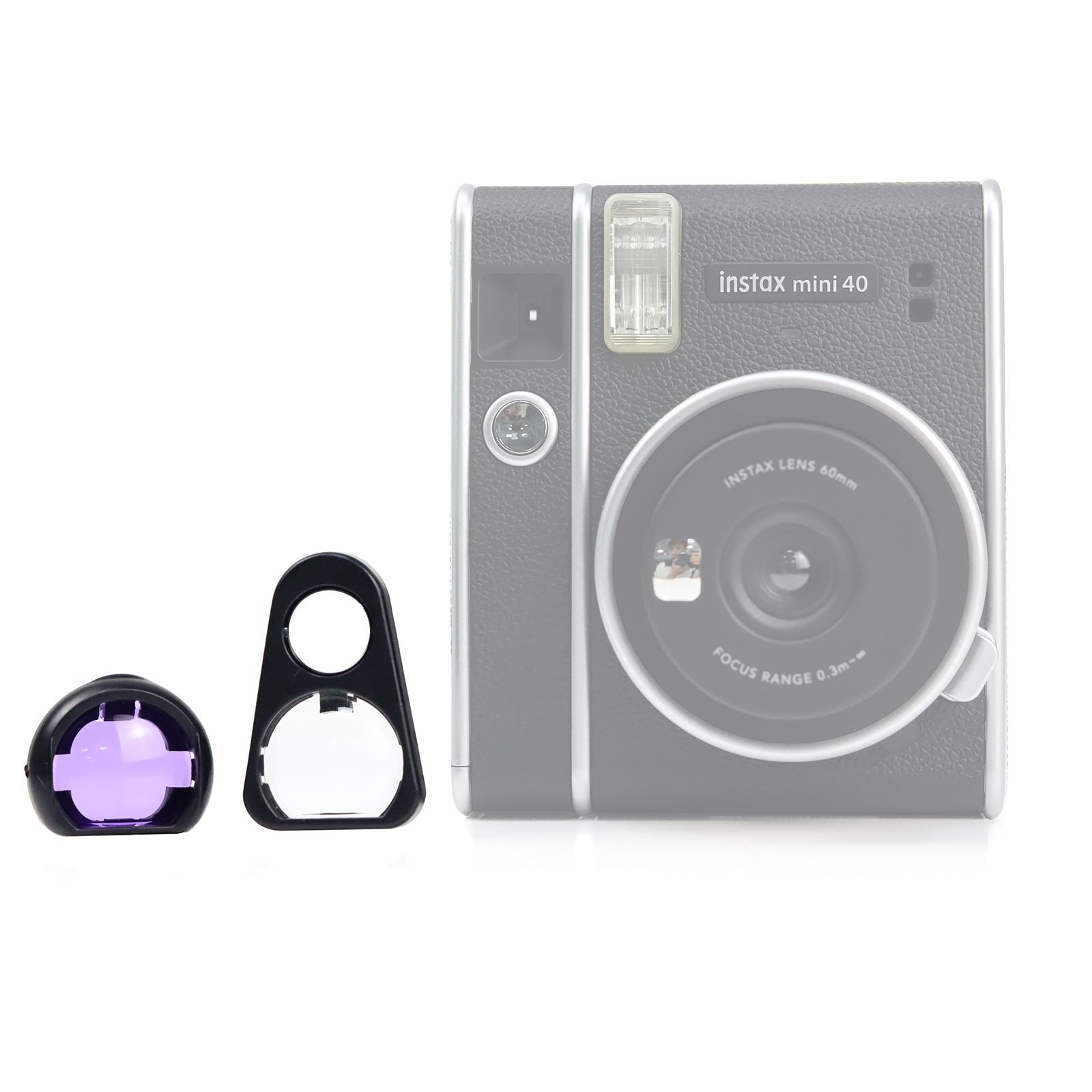  Bộ lọc màu tím tự selfie 2 trong 1 cho Fujifilm Instax Mini 40 