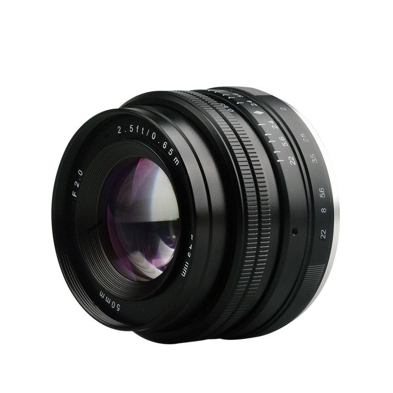  Ống kính lấy nét tiêu chuẩn chân dung LIGHTDOW EF 50mm F2.0 USM dành cho Canon 