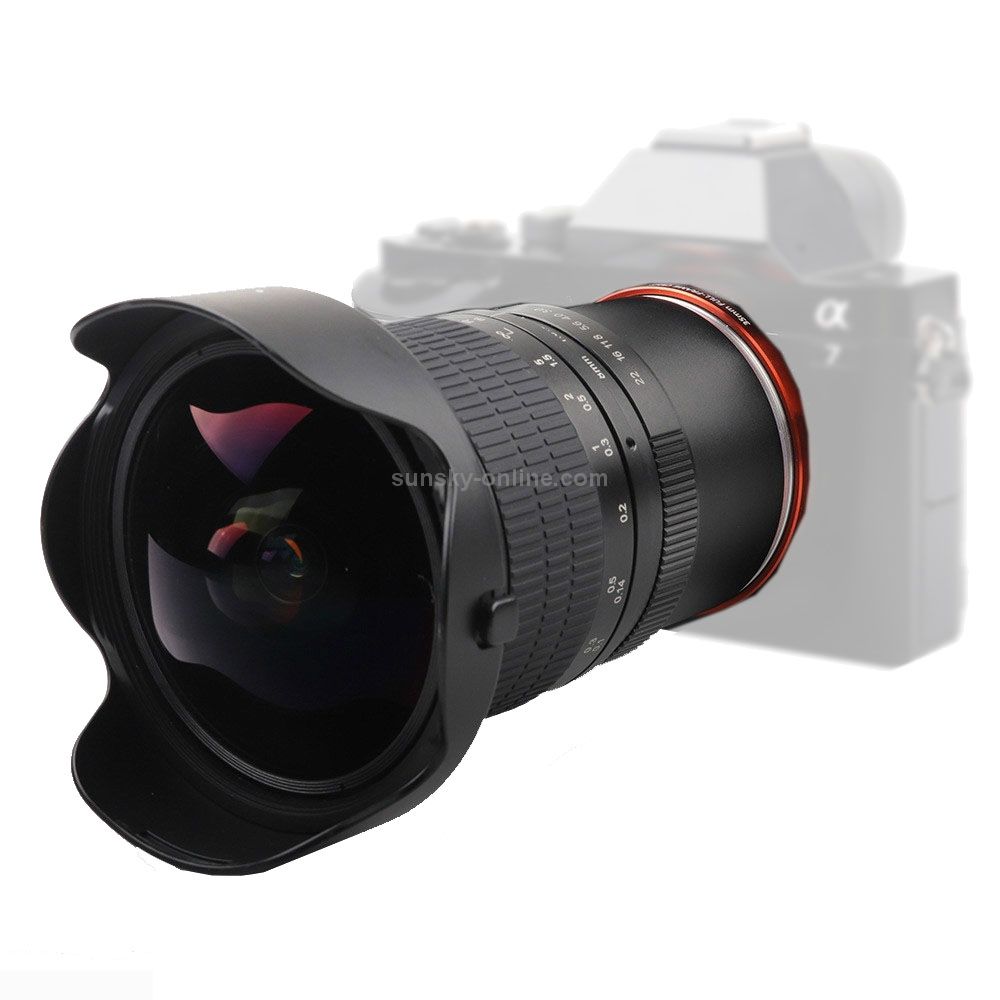  Ống kính mắt cá góc siêu rộng Lightdow 8mm F3.0-22 