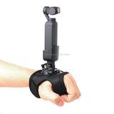  Đai gắn dây đeo cổ tay có thể điều chỉnh đàn hồi với bộ điều hợp cho DJI OSMO Pocke (Đen) 