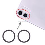  2 PCS Camera sau Ống kính bằng kính Vòng bảo vệ bằng kim loại Vòng đeo cho iPhone 11 (Bạc) 