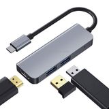  2008N 4 trong 1 USB 3.0 x3 + HDMI Ổ cắm HUB đa chức năng Loại C / USB-C thông minh 