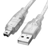  Cáp USB 2.0 Male to Firewire iEEE 1394 4 Pin Male iLink, Chiều dài: 1.2m 