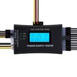  Màn hình LCD kỹ thuật số Máy tính PC Máy tính 20/24 Pin Bộ kiểm tra Nguồn điện Bộ kiểm tra Công cụ Kiểm tra Chẩn đoán Đo lường Nguồn (Đen) 