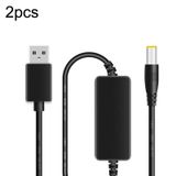  2 chiếc DC 5V đến 12V Cáp tăng cường USB Dây nguồn giám sát nguồn điện thoại di động 