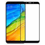  Màn hình trước Ống kính thủy tinh bên ngoài với OCA Clear Clear Keo cho Xiaomi Redmi Note 5 (Đen) 