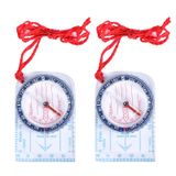  2 chiếc Nisa DC47-3 Tỷ lệ bản đồ la bàn ngoài trời 